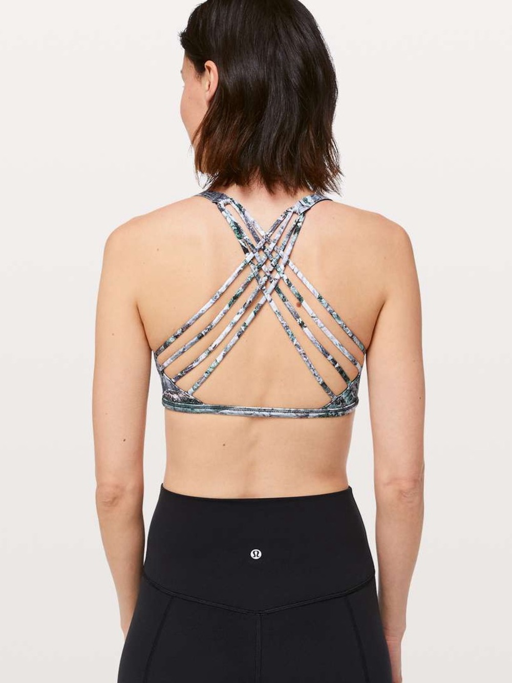 lululemon athletica Free to Be Bra Landscape Multi Size 10
